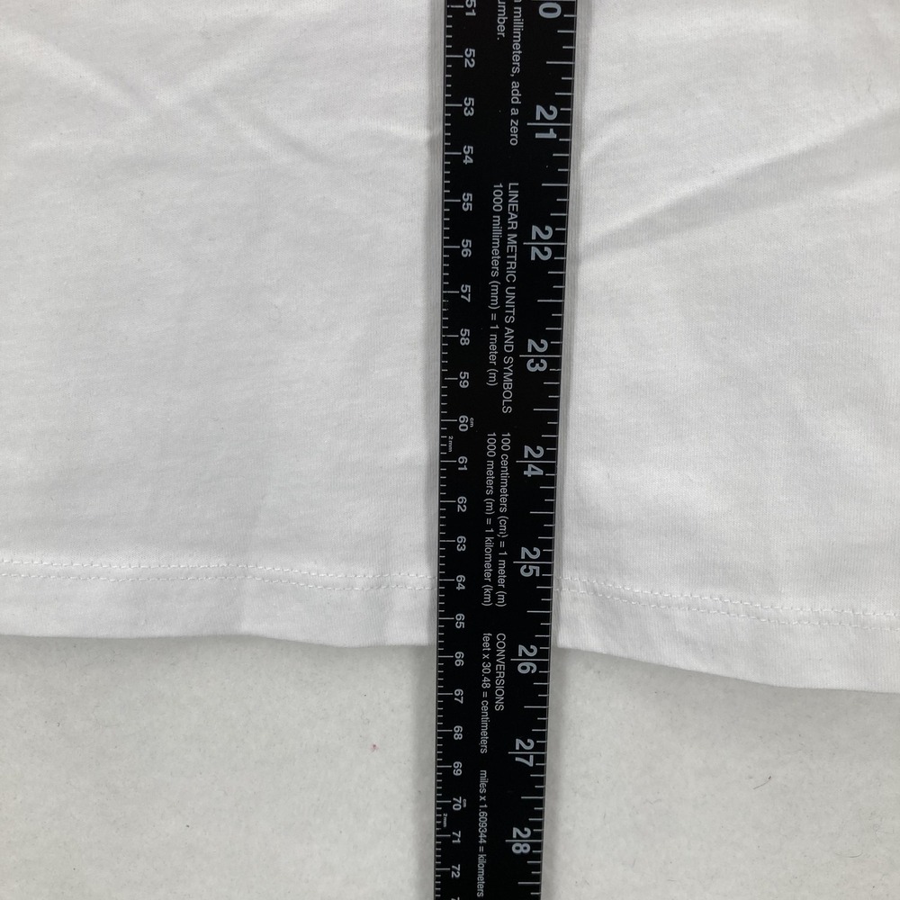 Fila Shirt Womens Medium White Black Mesh Play Date Top Athletic Training New - Picture 8 of 15
